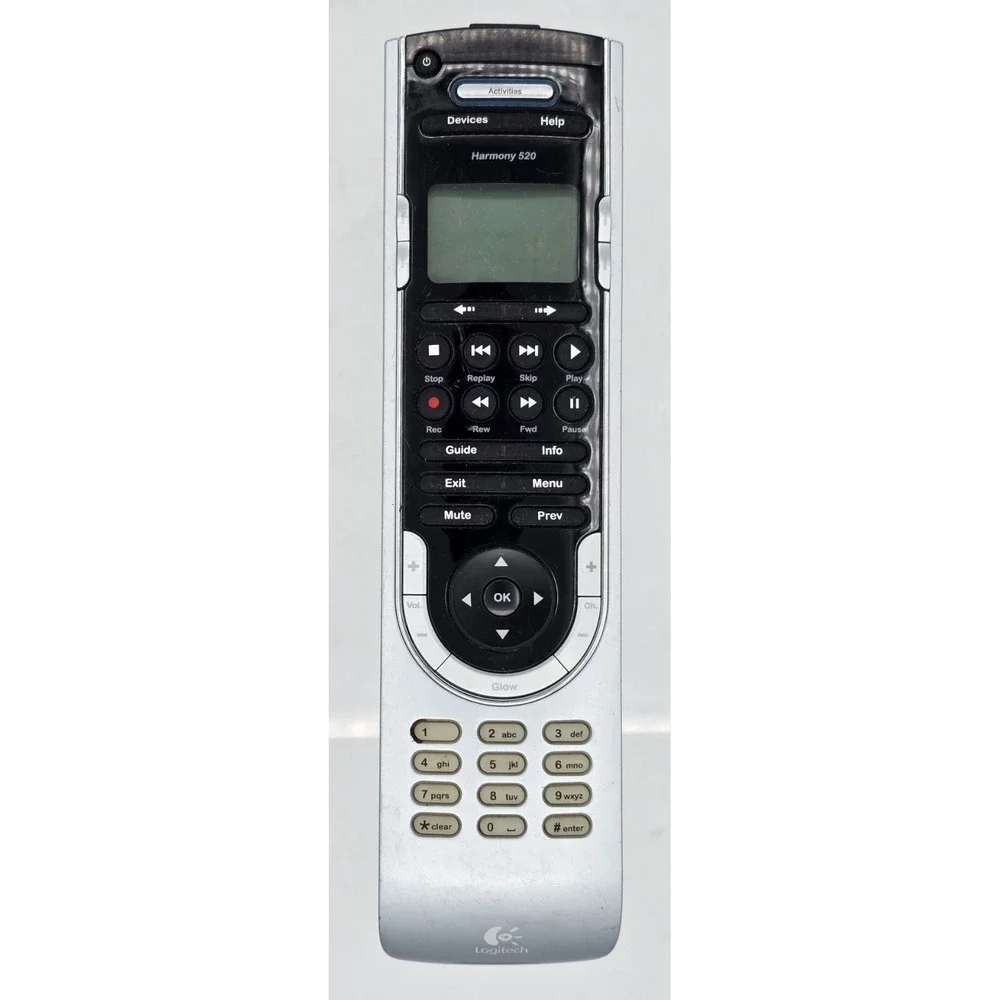 Logitech Harmony 520 Universal Remote‎ TESTED Clean Programmable Pre-owned